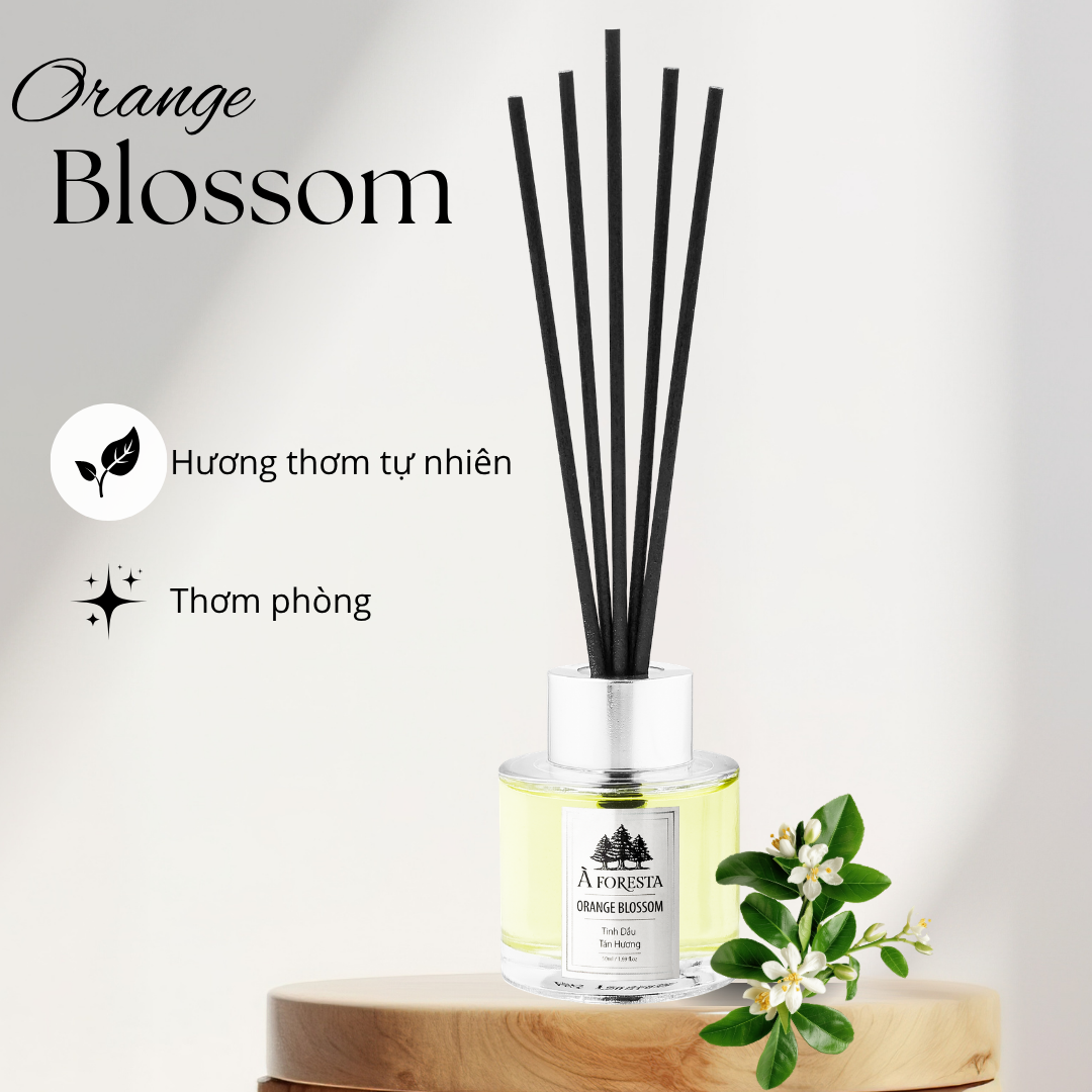 Tinh Dầu Tán Hương ORANGE BLOSSOM - Hương hoa cam. 